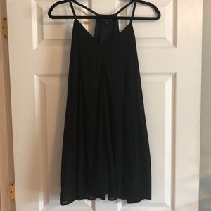 NWOT Sequin Hearts Black Dress with Mesh Overlay